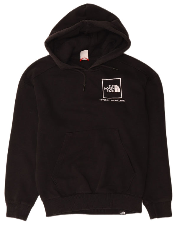 Damski sweter z kapturem The North Face Graphic, UK 10, mały, czarny, bawełniany