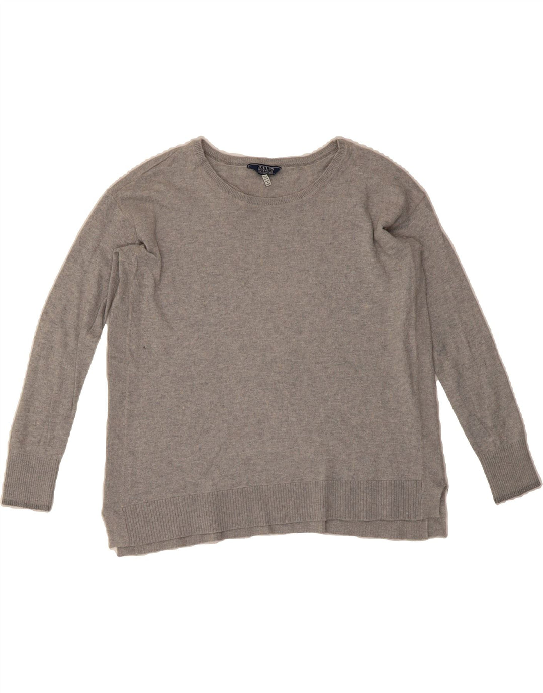 JOULES Womens Boat Neck Jumper Sweater UK 12 Medium  Grey Polyester Vintage Joules and Second-Hand Joules from Messina Hembry 