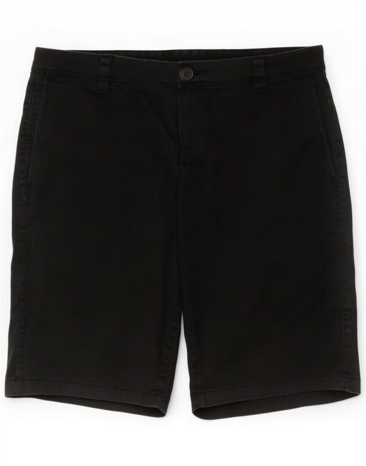 Armani Exchange Mens Regular Chino Shorts Medium W30 Black Cotton
