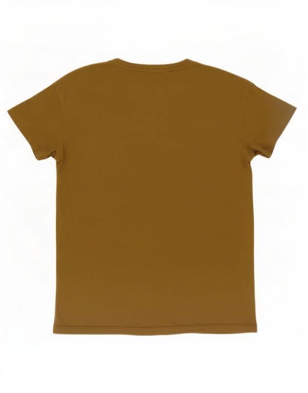Damska koszulka oversize z grafiką Trussardi Jeans Top UK 6 XS, bawełna khaki