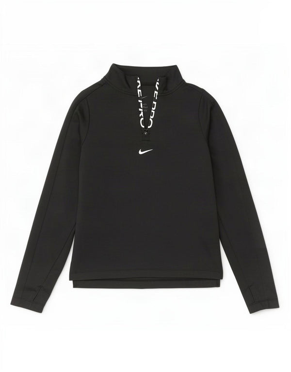 Dziewczęcy dres Nike Dri Fit z grafiką, rozmiar 12-13 lat, duży, czarny