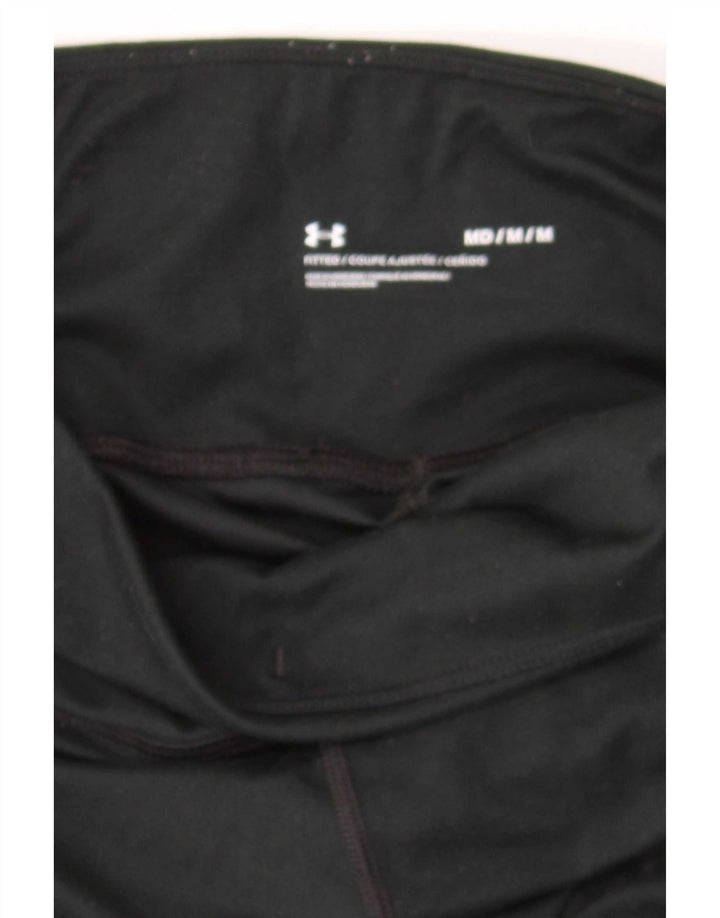 Damskie dopasowane legginsy Under Armour UK 12, średni czarny poliester