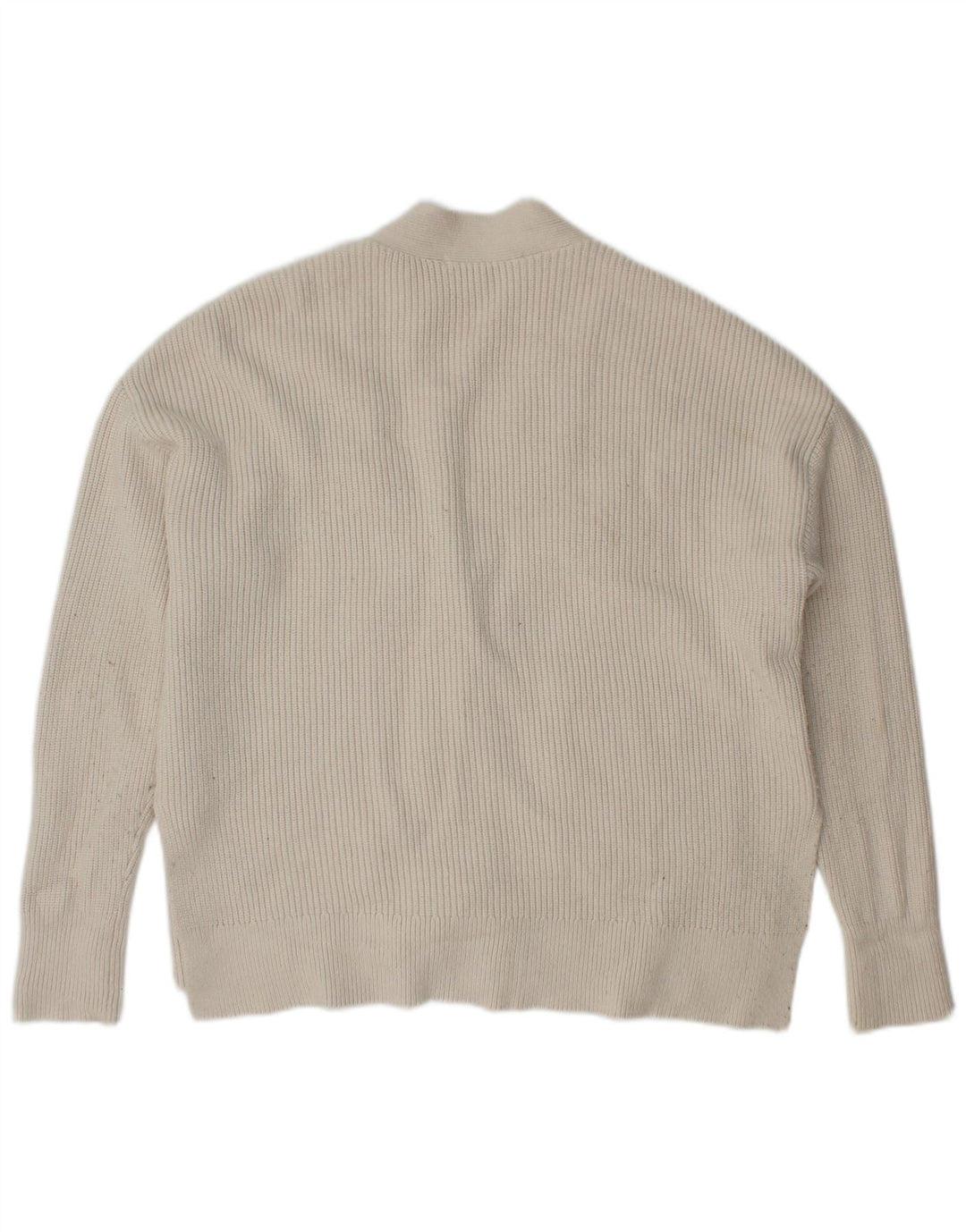 Damski sweter oversize Zara UK 10 Small White Wiskoza