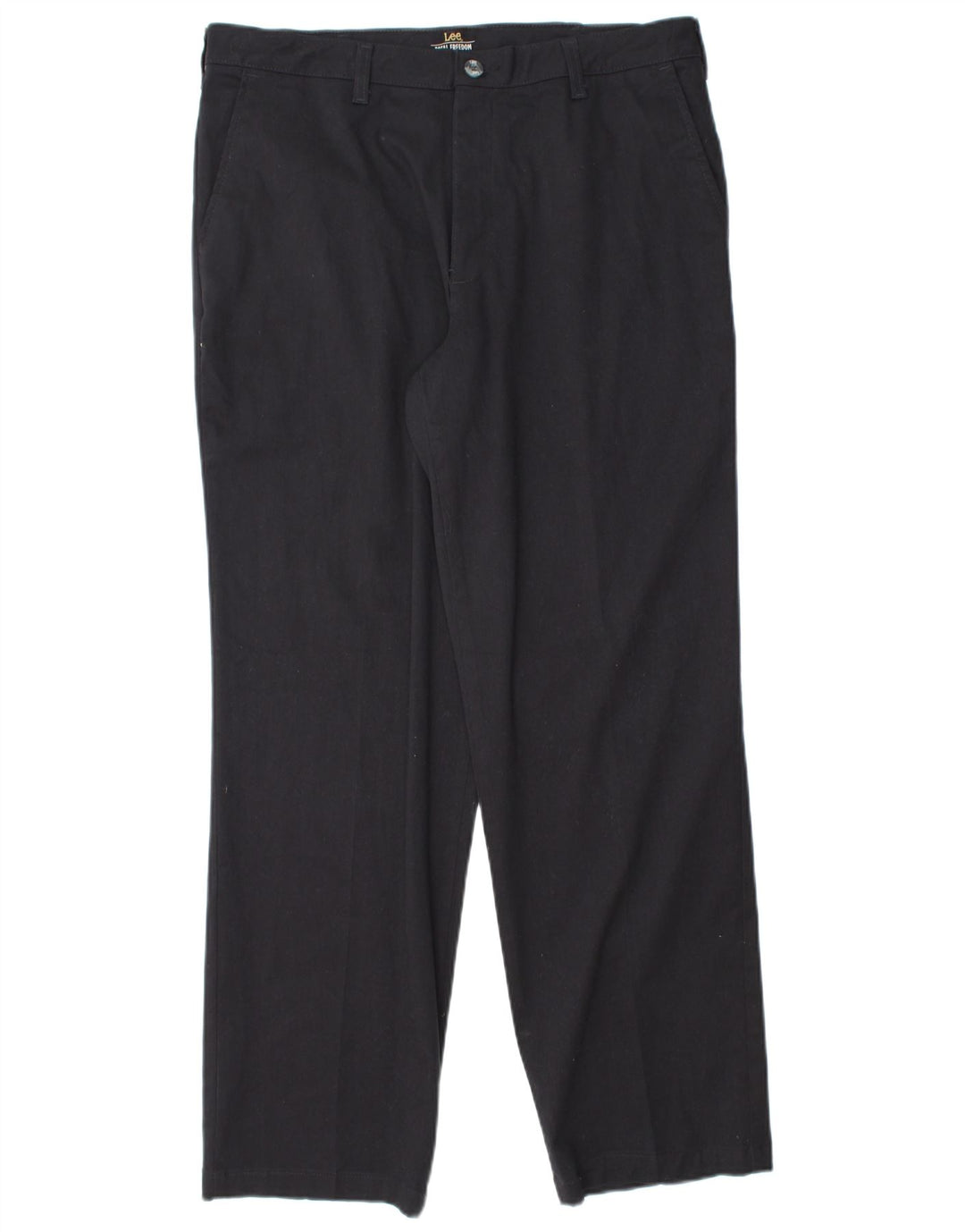 Spodnie męskie LEE Straight Chino W34 L30 Granatowa bawełna