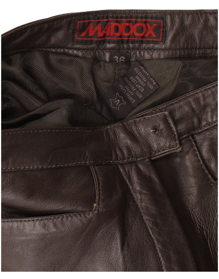 Spodnie damskie MADDOX EU 36 Small W26 L32 Brązowa skóra