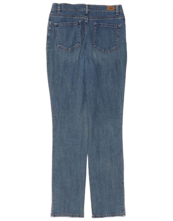 Damskie dżinsy Lee Classic Fit Straight US 8 Medium W28 L32 Niebieskie bawełniane