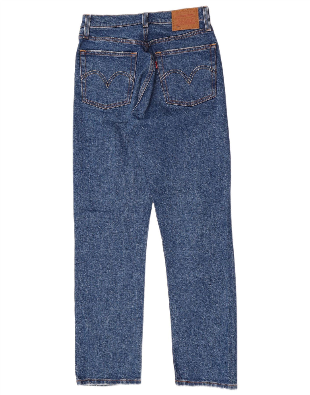 Damskie jeansy Levi's 501 Straight W25 L28 Niebieskie