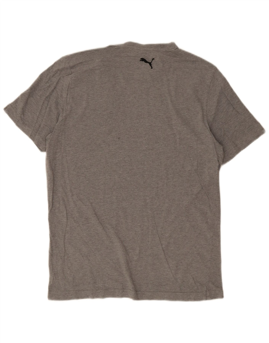 Męski T-shirt z grafiką Puma, średni szary, nakrapiany