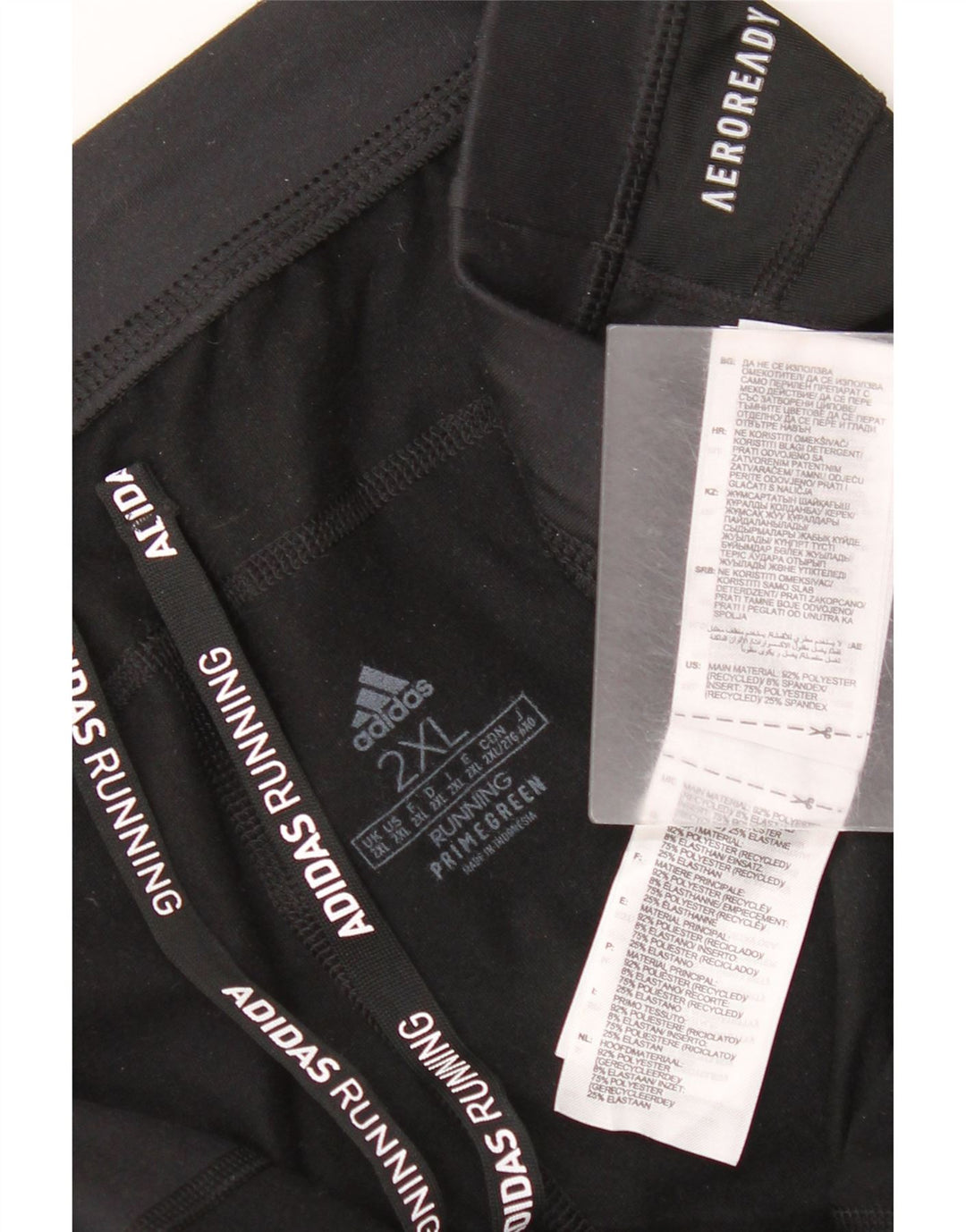 Damskie spodnie dresowe Adidas Aeroready UK 20 2XL Czarny poliester