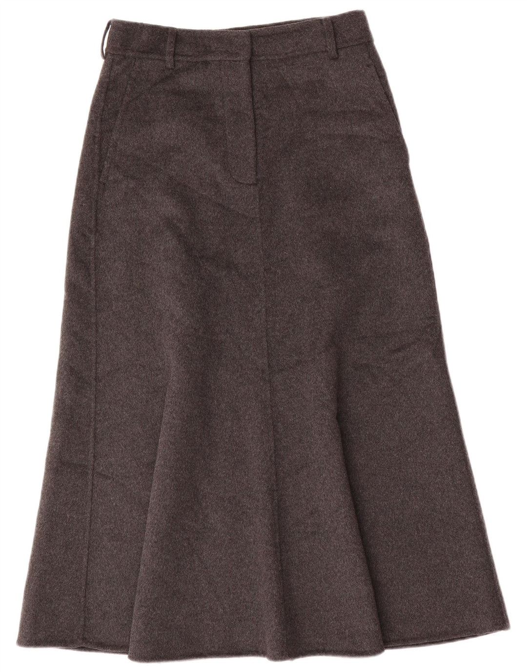 Spódnica damska Zara Maxi w kształcie litery A, mała W28, szara wełna