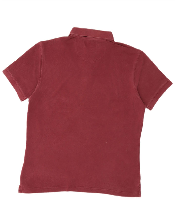 Męska koszulka polo Barbour w kolorze średniego burgunda