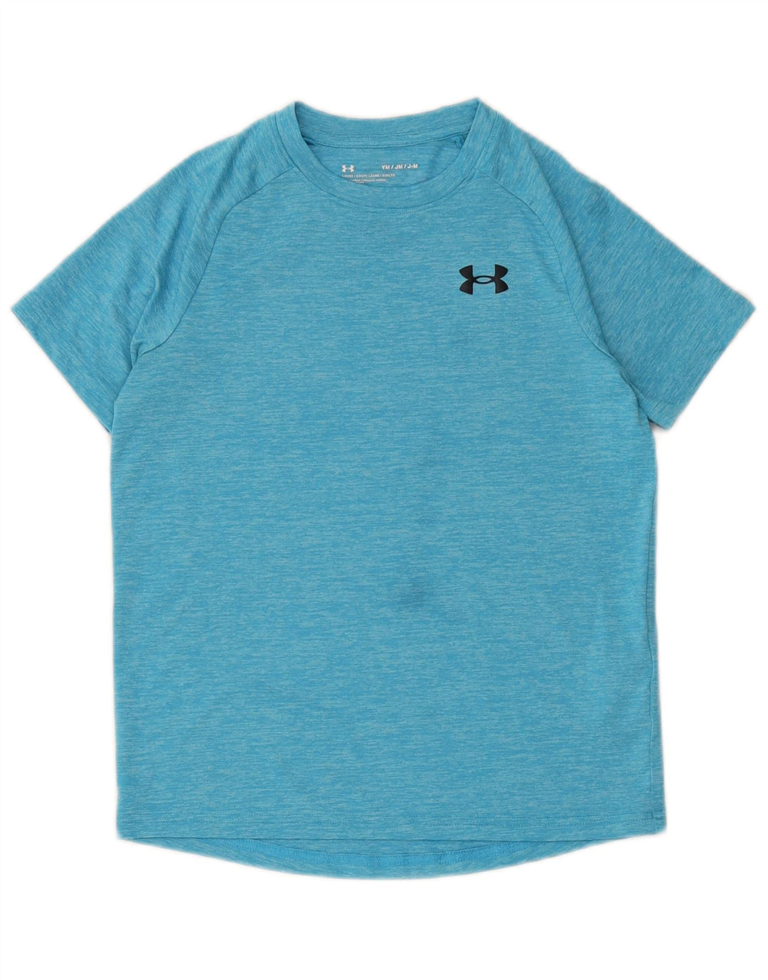 T-shirt chłopięcy Under Armour 9-10 lat, średni niebieski, nakrapiany poliester