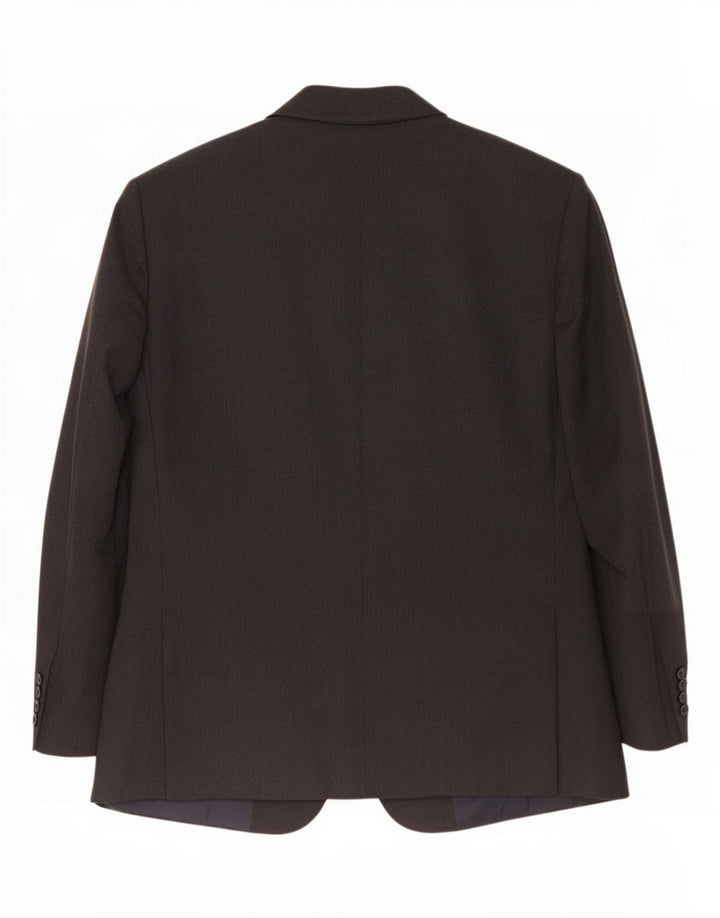 Marks & Spencer Męska marynarka zapinana na 2 guziki, UK 48 XL, szary poliester