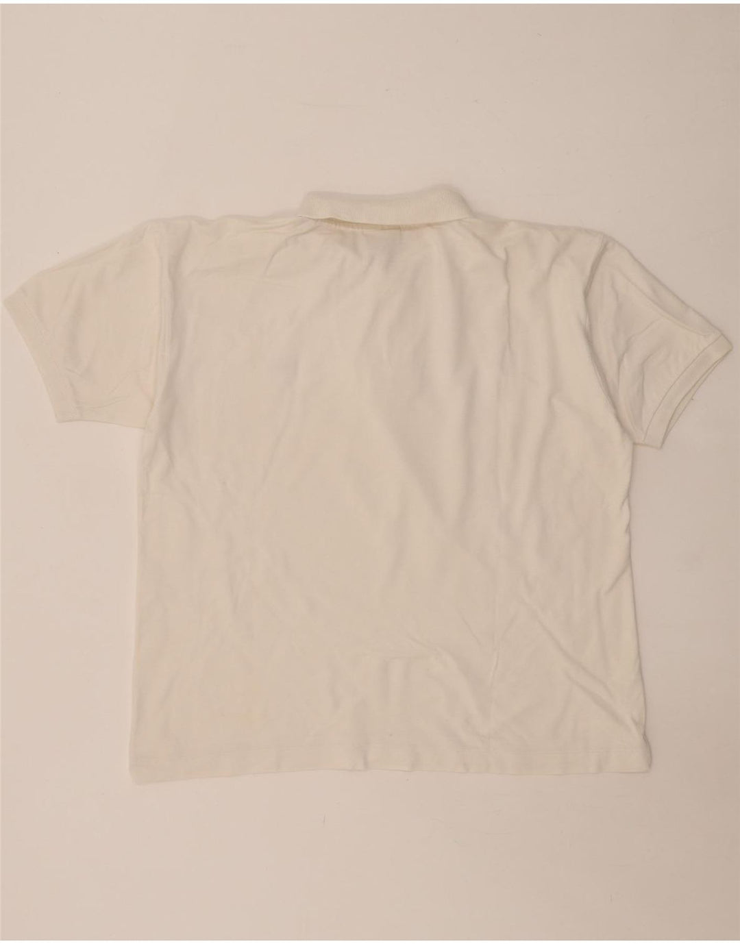 Męska koszulka polo LACOSTE, rozmiar 4, średnia, biała, bawełniana