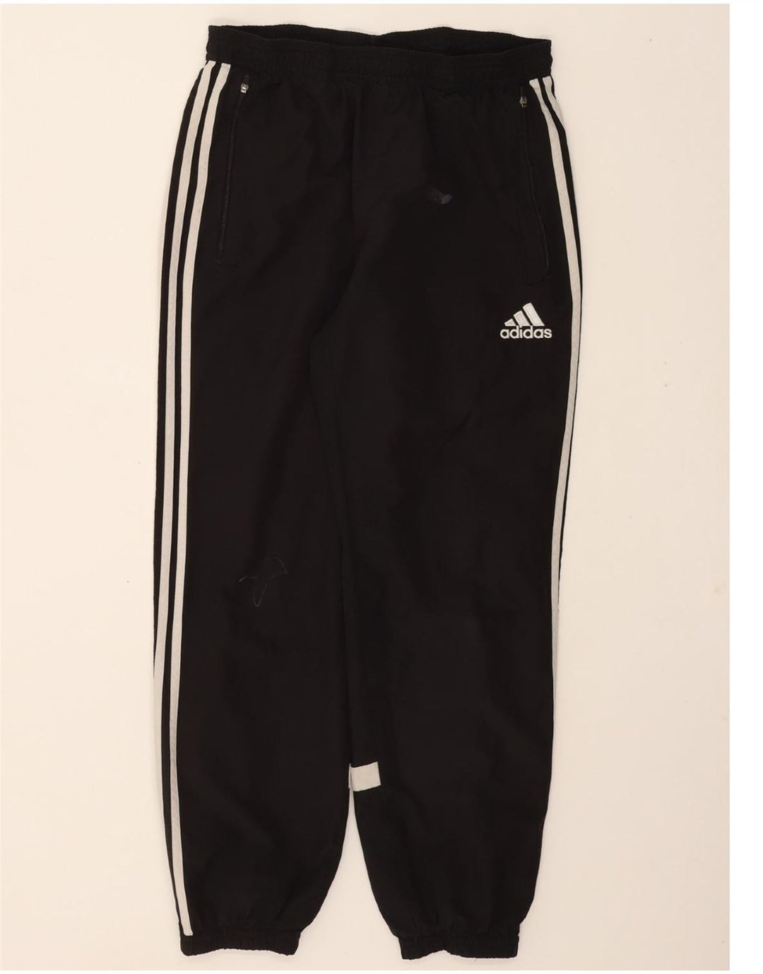 ADIDAS Mens Tracksuit Trousers Joggers Medium  Black Polyester Vintage Adidas and Second-Hand Adidas from Messina Hembry 