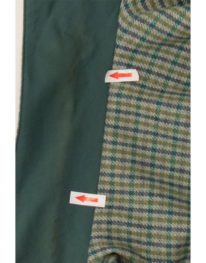 Płaszcz damski w stylu vintage IT 55 2XL Zielony poliester