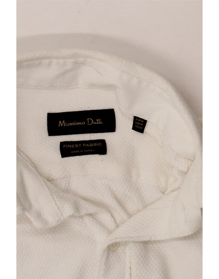 Koszula męska MASSIMO DUTTI, średnia biel