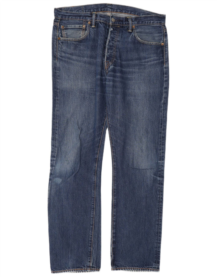 Męskie jeansy Levi's 501 Straight W34 L32 Niebieskie