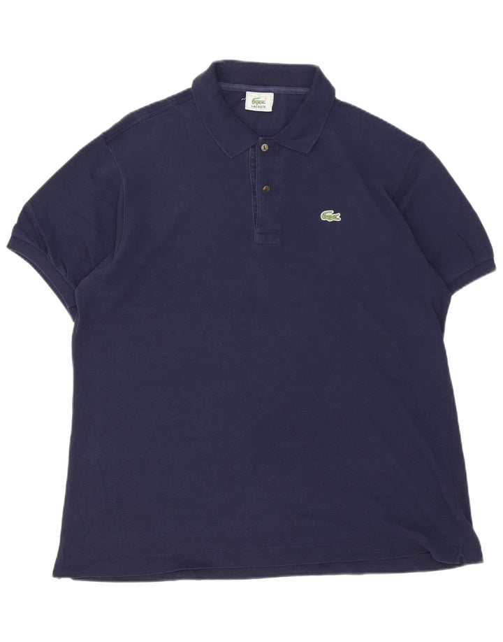Męska koszulka polo Lacoste, rozmiar 5, duża, granatowa, bawełniana