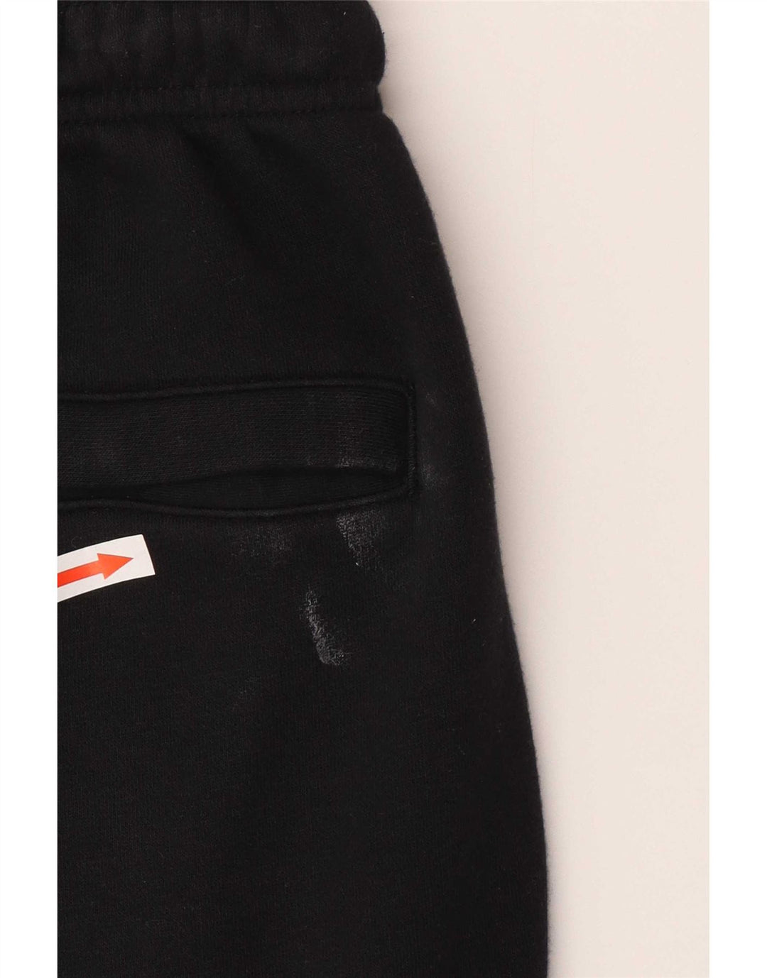 Męskie spodnie dresowe Nike Cargo, małe, czarne, bawełniane