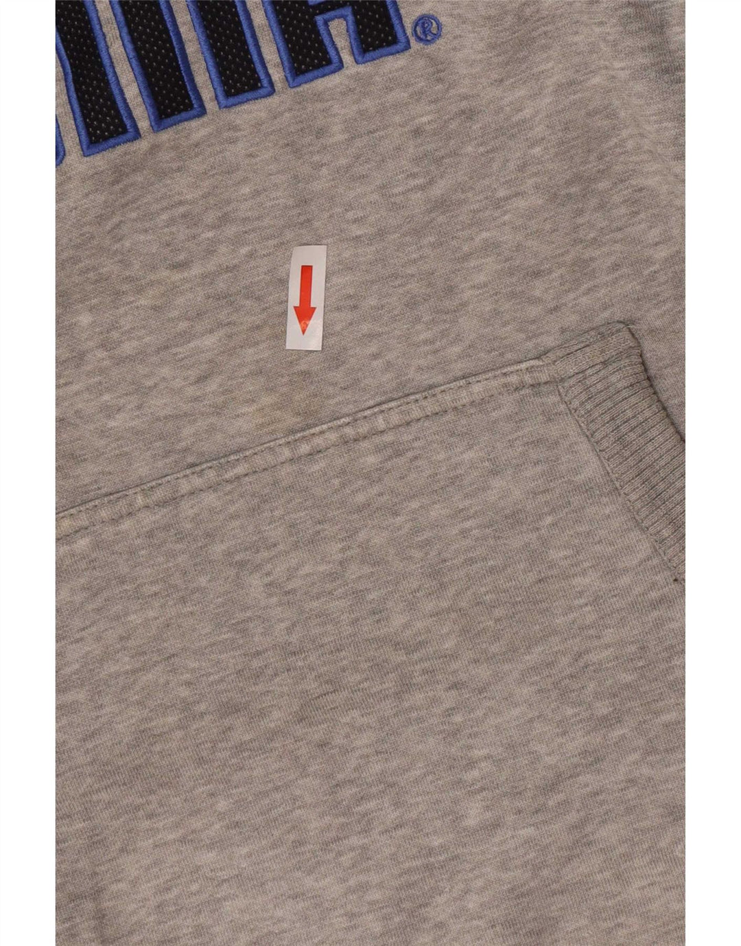 Męska bluza z kapturem Puma z grafiką, mała, szara, nakrapiana