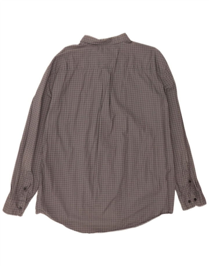 Koszula męska Tommy Hilfiger o dopasowanym kroju 2XL, szara, bawełniana w pepitkę