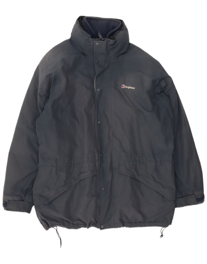 Męska kurtka wiatrówka Berghaus UK 42 XL, granatowa, poliester