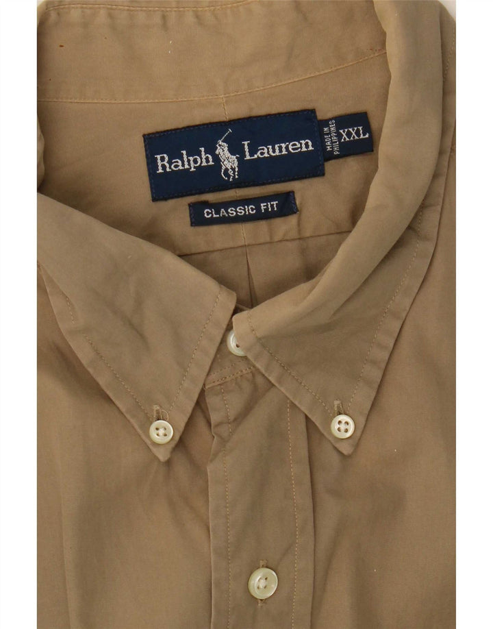 Koszula męska Ralph Lauren Classic Fit 2XL w kolorze beżowym