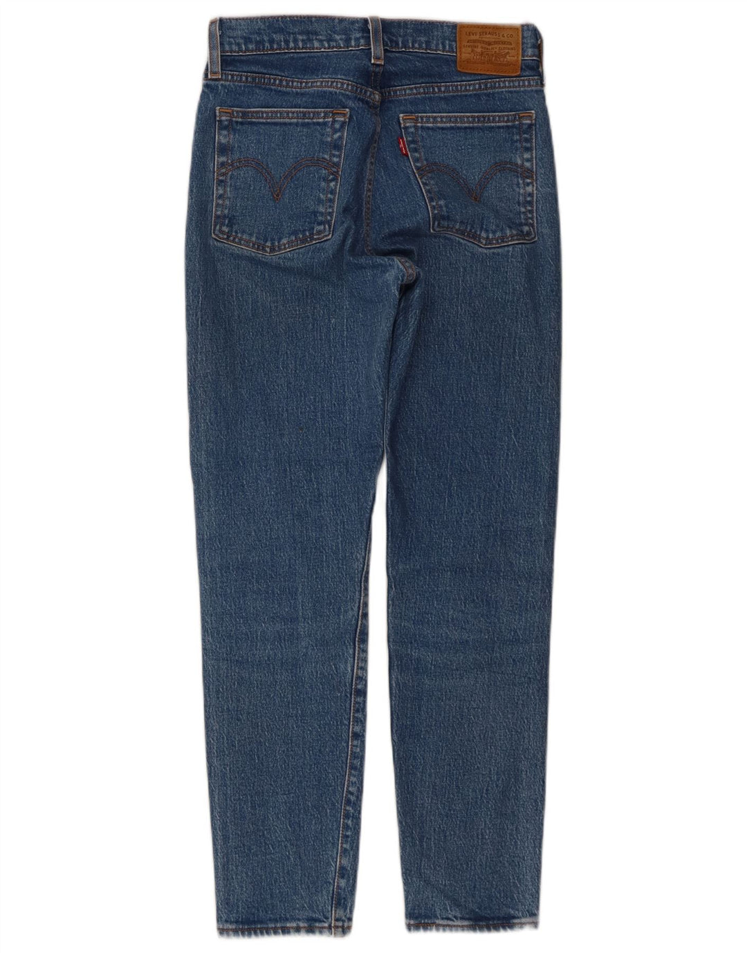 Damskie dżinsy Levi's Wedge Straight W25 L27 Niebieskie bawełniane