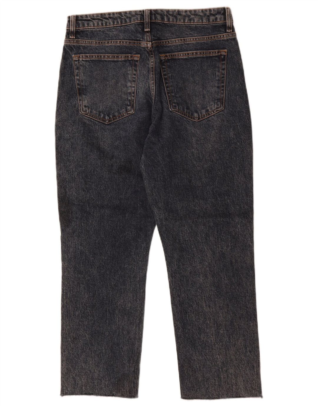 Damskie krótkie jeansy Topshop W30 L25, czarne, bawełniane