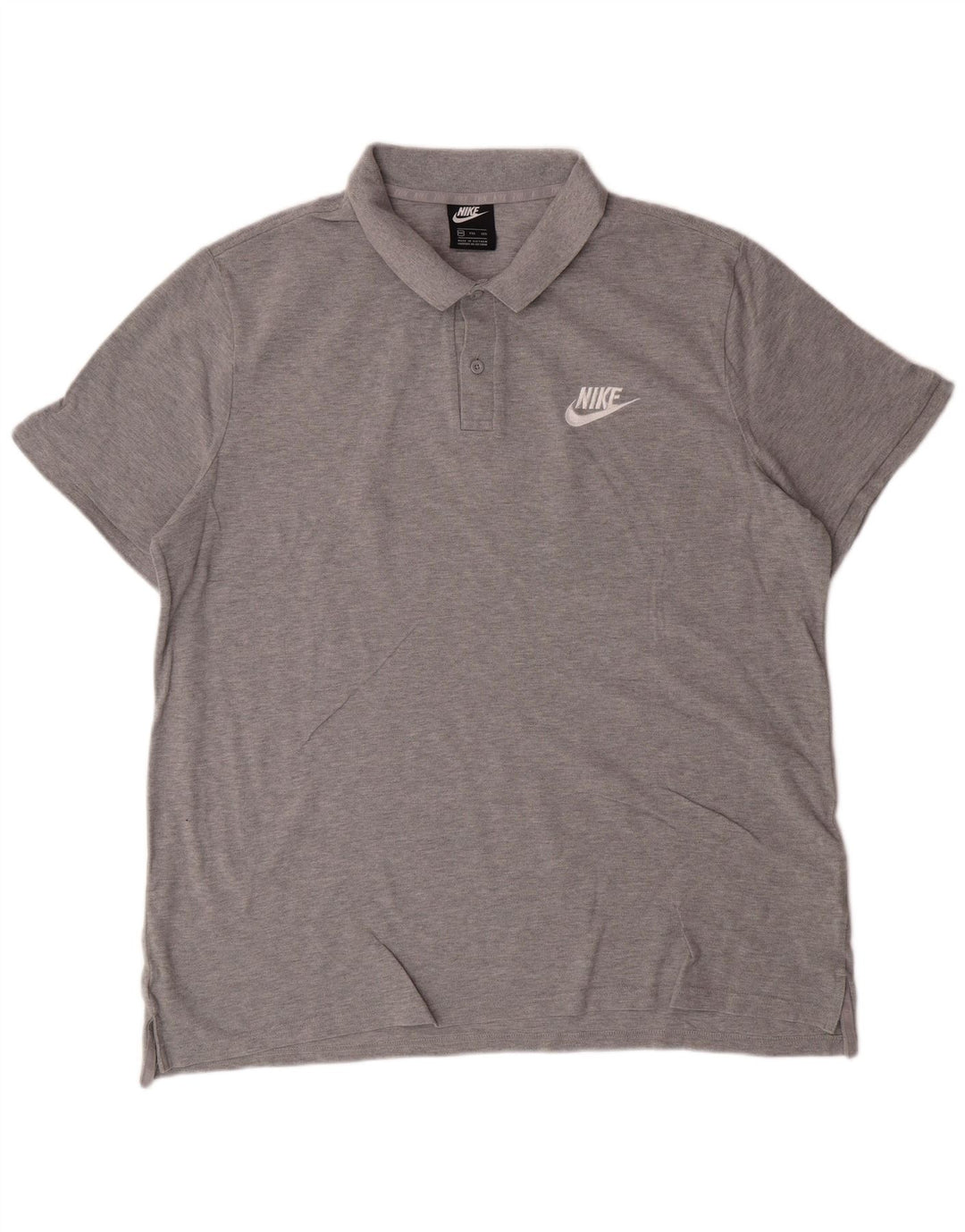 Męska koszulka polo NIKE 2XL, szara, bawełniana