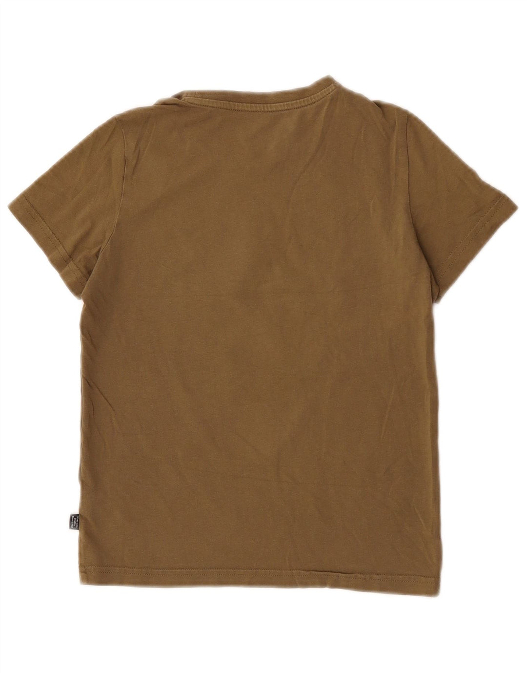 Chłopięcy T-shirt z grafiką Puma, 9-10 lat, khaki
