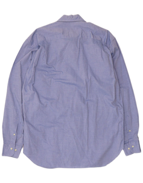 Koszula męska Trussardi Jeans, rozmiar 40 15 1/2, średnia niebieska bawełna