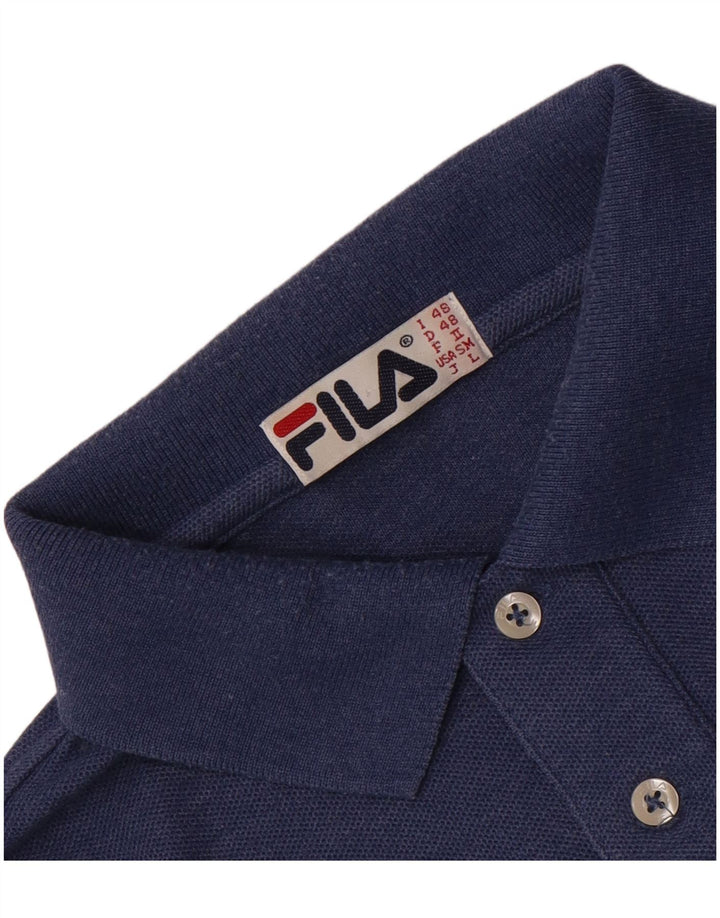 Męska koszulka polo Fila, średni kolor granatowy
