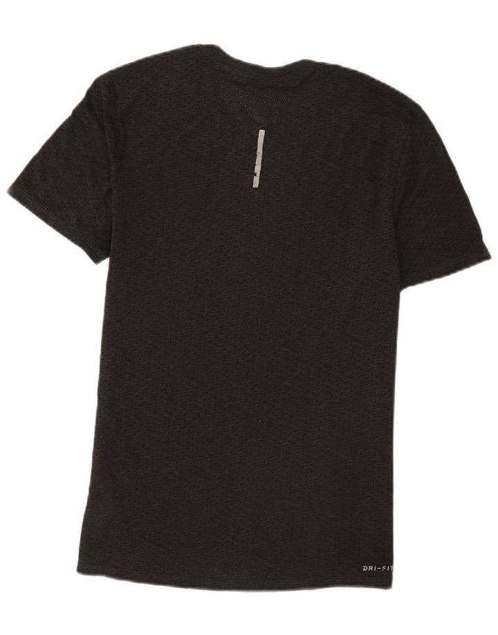 Męski T-shirt Nike Dri Fit Top, średni szary poliester