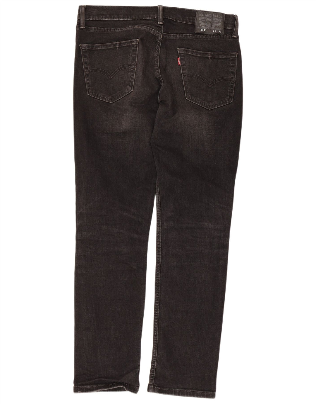 Męskie jeansy Levi's 511 Slim W34 L32 Czarna bawełna