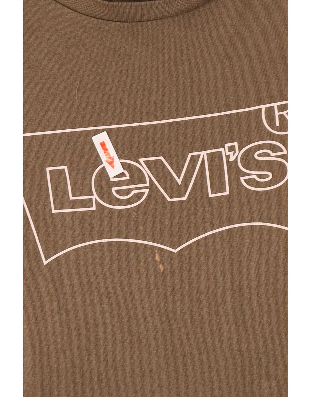 Damska koszulka z grafiką Levi's Top UK 14 Medium Khaki