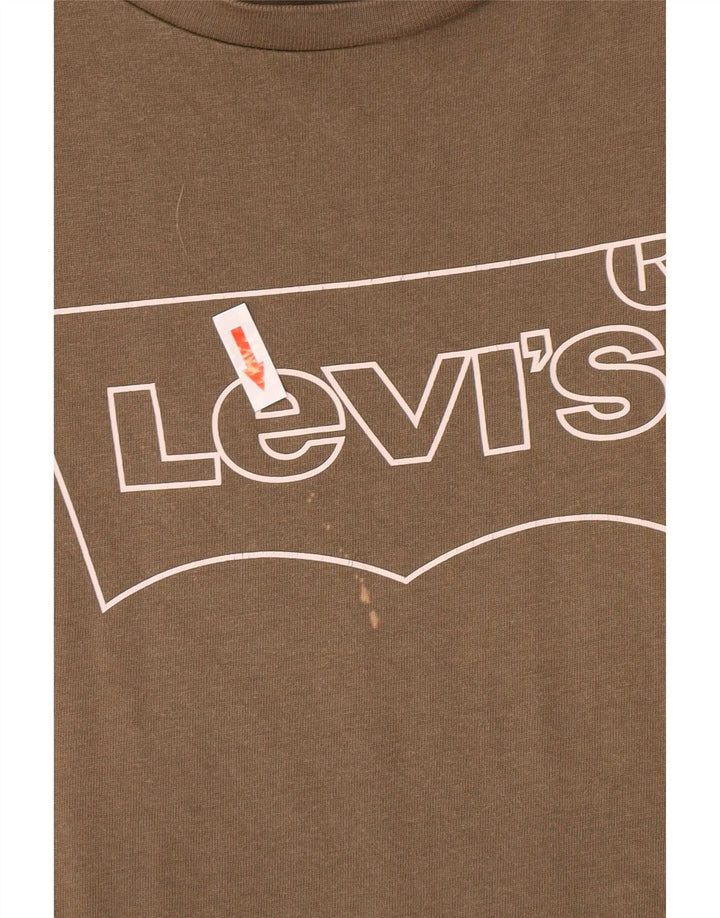 Damska koszulka z grafiką Levi's Top UK 14 Medium Khaki