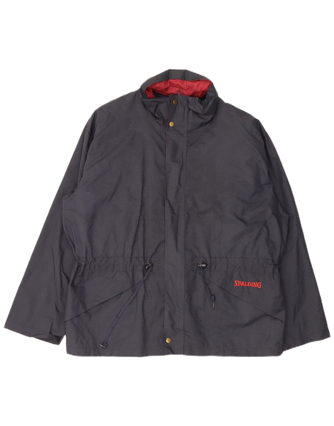 Męska kurtka przeciwdeszczowa Spalding UK 42 XL, granatowa, nylonowa