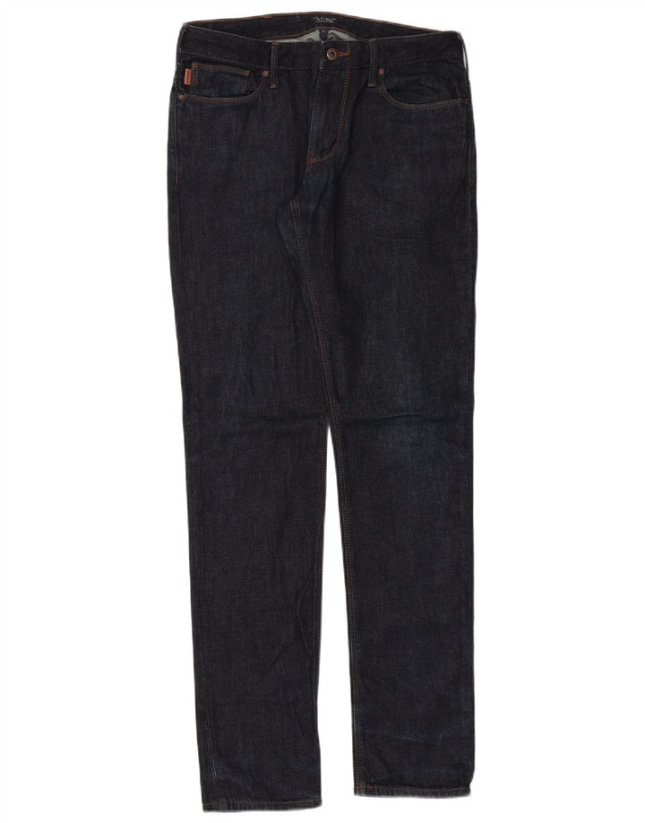Damskie jeansy Armani Slim W31 L34 Granatowe bawełniane