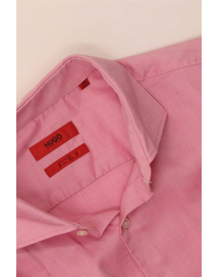 Koszula męska Hugo Boss Slim Fit, rozmiar 39 15 1/2, średni róż