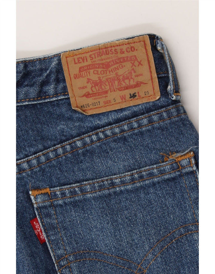Damskie jeansy Levi's z wysokim stanem W25 L29 Niebieskie