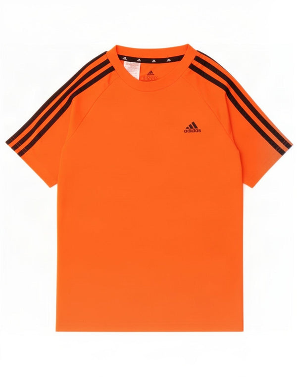 Chłopięca koszulka Adidas Aeroready Top 11-12 lat, pomarańczowy poliester