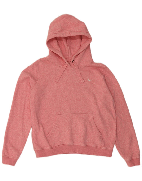 Damski sweter z kapturem Jack Wills UK 14, duży, różowy, nakrapiany