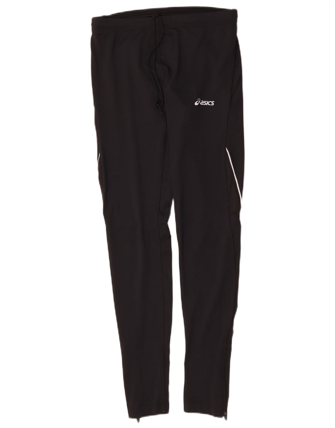 Damskie spodnie dresowe Asics UK 14, duże, czarne, poliestrowe