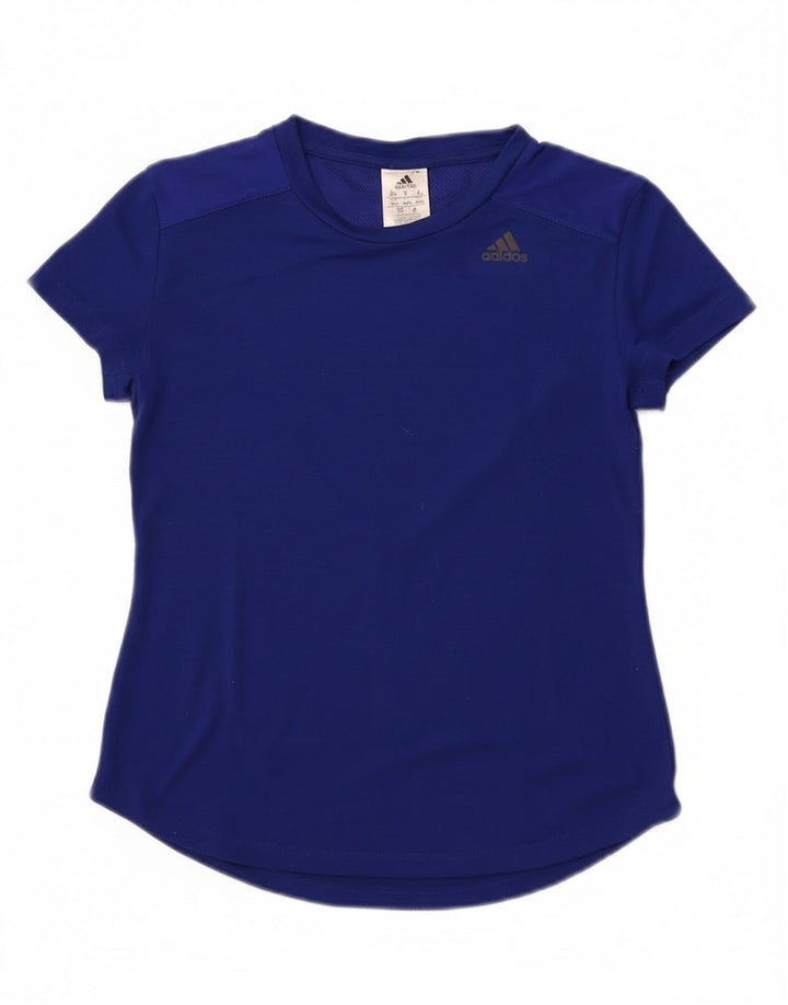 Damska koszulka Adidas Crop Top UK 8/10 Mały granatowy poliester