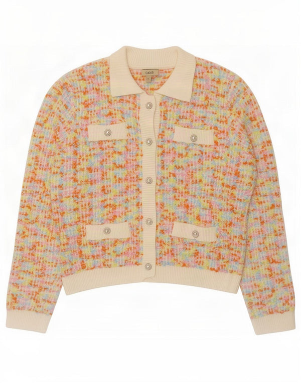 Sweter damski Oasis UK 16, duży, wielokolorowy, nakrapiany akryl