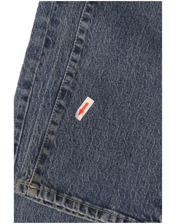 Guess Damskie Proste Dżinsy W24 L29 Niebieskie Bawełniane
