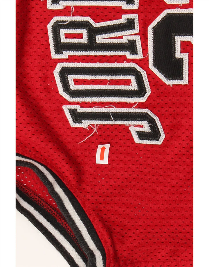 Chłopięca kamizelka z grafiką JORDAN 10-11 lat, średni czerwony poliester