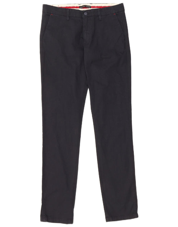 Męskie spodnie chino Zara EU 40 Medium W31 L34 Granatowa bawełna